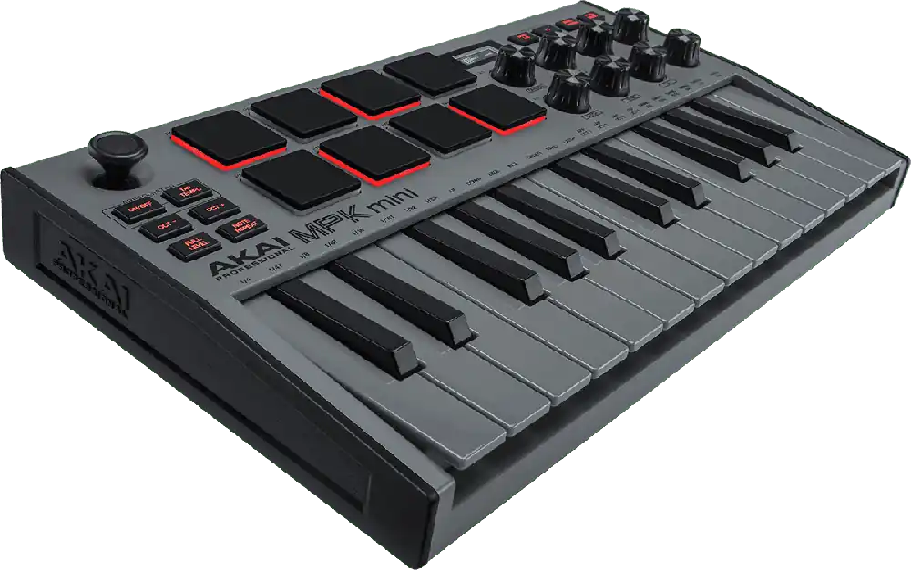 Akai Professional MPK USB 25 mini notes 8 pads et encodeurs MPKMINI3GREY Super Prix