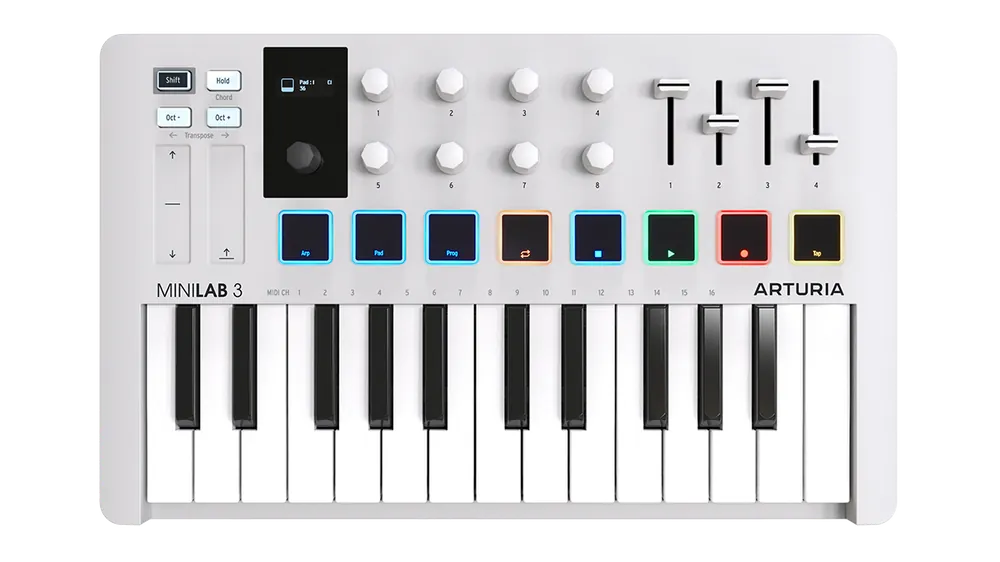 Arturia MINILAB3-WH MiniLab MK3 blanc Réduction