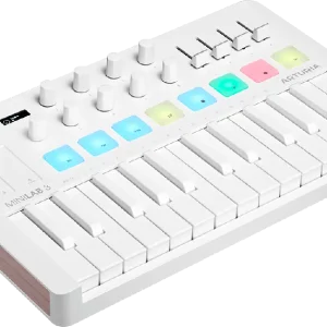 Offre Limitée Arturia MINILAB3-ALP-WH ALPINE WHITE