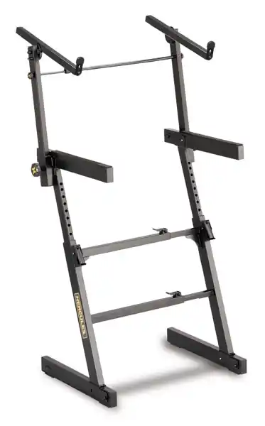 Hercules KS410B - Support double en Z pour clavier Pas Cher