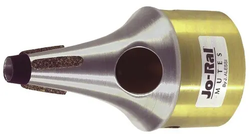 Jo-ral 4B - Sourdine bucket (valvet) aluminium fond laiton pour trompette ut ou sib Prix Choc