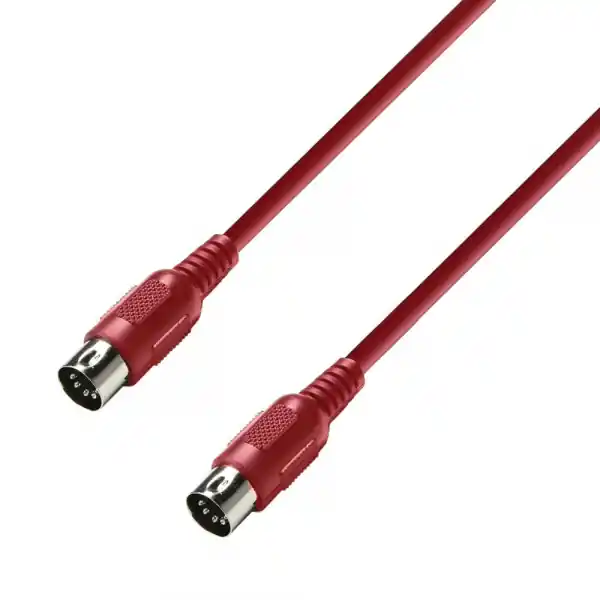 Retour Gratuit Adam Hall3 STAR MIDI 0075 RED (0.75m)