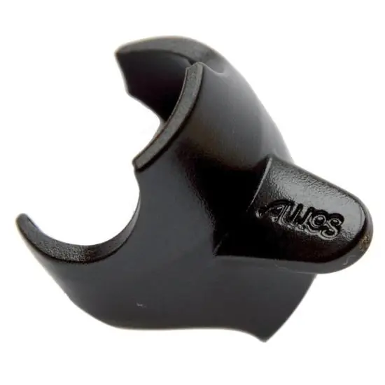Dernier Modèle Aulos 700.117 - Support pouce pour flute à bec soprano - Marron foncé