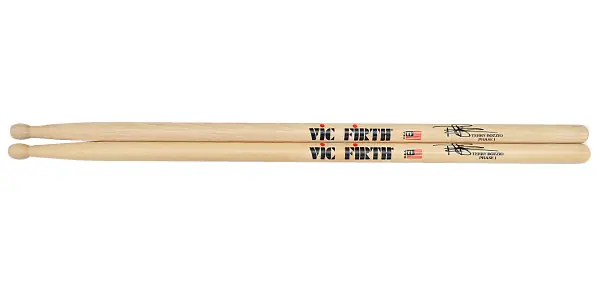 DISCONTINUE Vic Firth TB1 - Paire de baguettes signature Terry Bozzio Marque