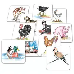 Fuzeau 7630 - Jeu de 60 cartes supplémentaires pour Promenons notre oreille... à la campagne Quantité Limitée