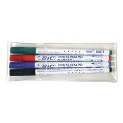 Fuzeau 3052 - Etui de 4 marqueurs pointe fine Effa‘sec pour ardoise Meilleure Vente