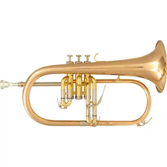 SML Paris BU600 - Bugle sib pavillon cuivre rose gravé verni Retour Gratuit