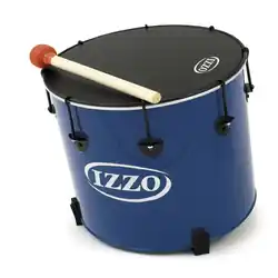 Acheter Direct DISCONTINUE Fuzeau 70911 - Surdo métal Bleu Ø 30 cm H. 30 cm