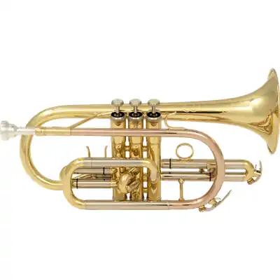 Populaire SML Paris CO50 PRIME Cornet verni gravé avec étui et embouchure