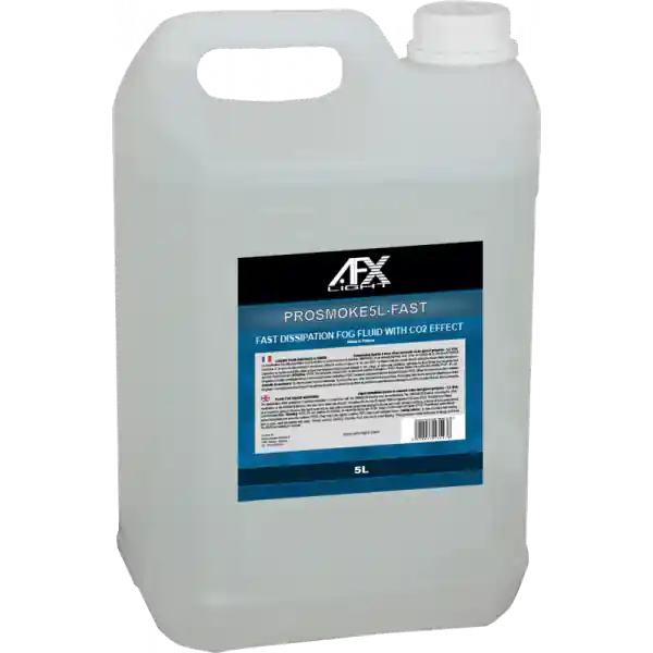 Prix Réduit AFX LightPROSMOKE5L-FAST - Liquide fumée Geyser CO2 - 5 Litres