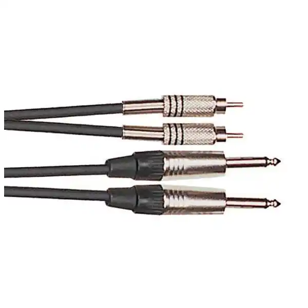 Yellow Cable K03 Cable 2 jacks male 2 RCA male Offre Du Jour