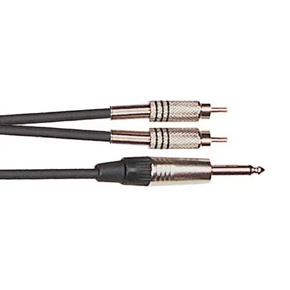 Nouveauté Yellow Cable K02ST cable jack male/2 RCA male