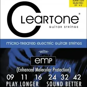 Produit De Marque Cleartone Cordes guitare électrique 9-42
