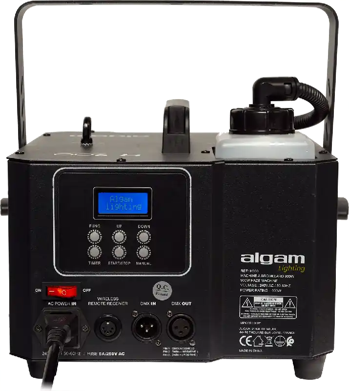 Algam Lighting LAL H900 H - Machine à brouillard 900W Seulement Aujourd'hui