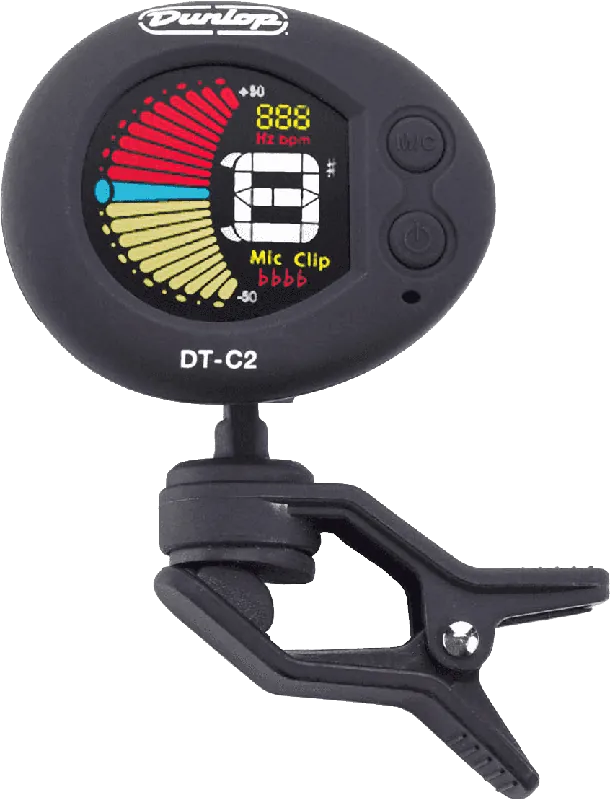 Dunlop DT-C2 Accordeur Deluxe chromatique à pince Usine Directe
