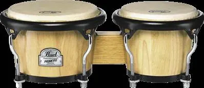 Pearl WB67-511 Paire de bongos Primero chêne naturel Populaire