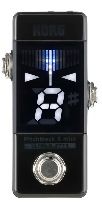 Korg PB-X-MINI Pitchblack X - Mini-accordeur au format pédale Dernier Modèle