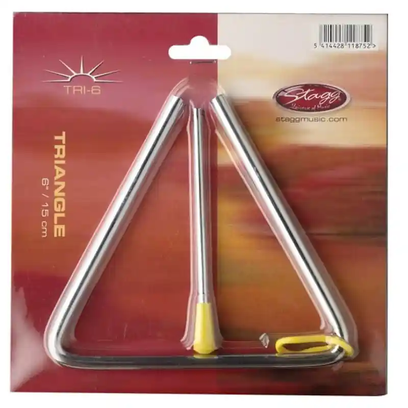Stagg TRI-6 - Triangle - 6 pouces Nouvelle Collection