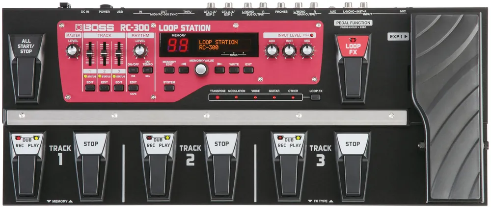 Usine Directe DISCONTINUE Boss RC-300 - Pédale Loop Station