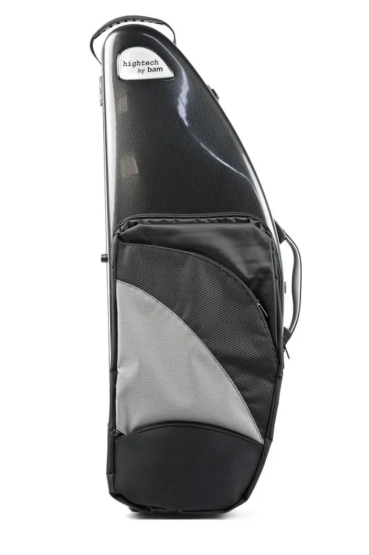 Usine Directe Bam Cases Hightech 4102XLP - Etui Saxophone ténor - Noir Carbone avec poche