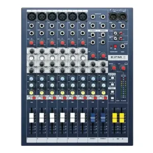 Soundcraft Console EPM 6 voies mono + 2 voies stéréo Nouvel Arrivage