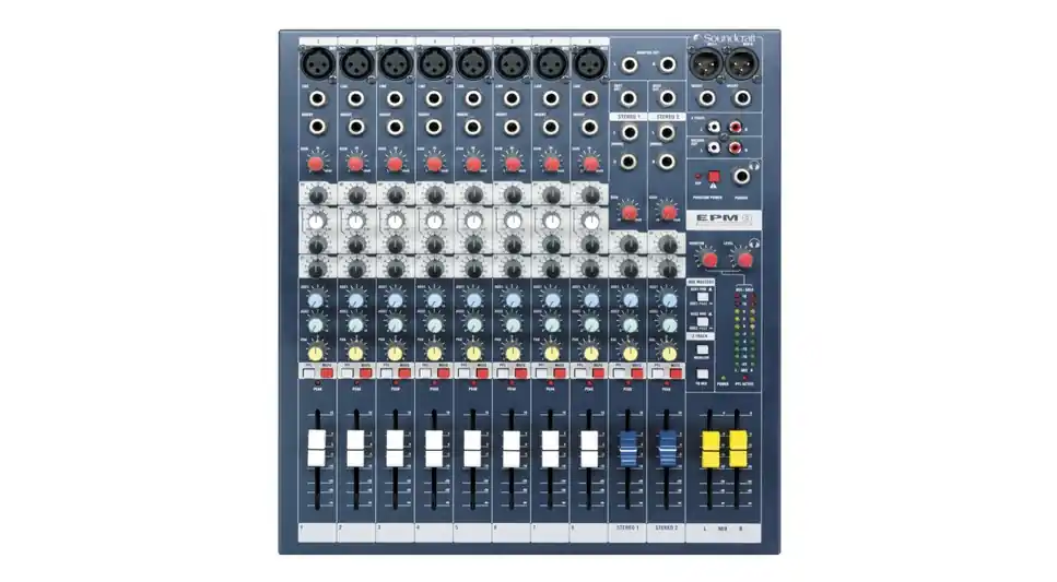 Soundcraft Console EPM 8 voies mono + 2 voies stéréo Livraison Express