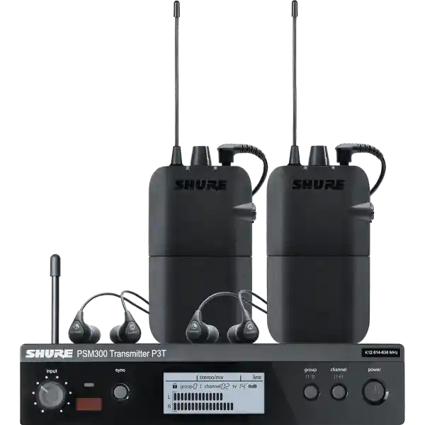 ShurePSM300 P3TER112GR TWIN PACK avec SE112-GR Réduction