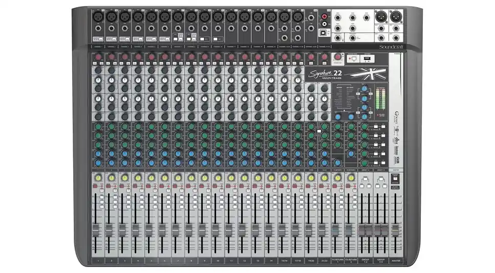 Soundcraft Console analogique Signature22MTK avec effets et USB multicanal Jusqu'à Épuisement Des Stocks