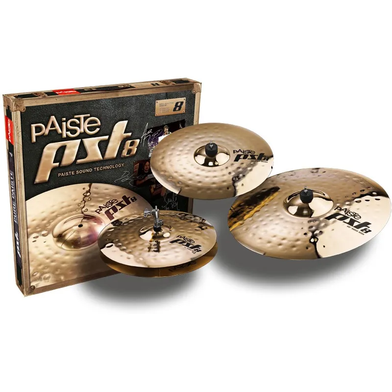Paiste Pack cymbales Reflector Rock set PST8 Populaire