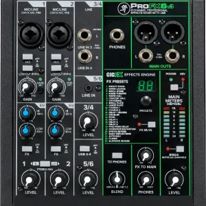 Mackie PROFXV3 - USB 6 canaux + effets Usine Directe
