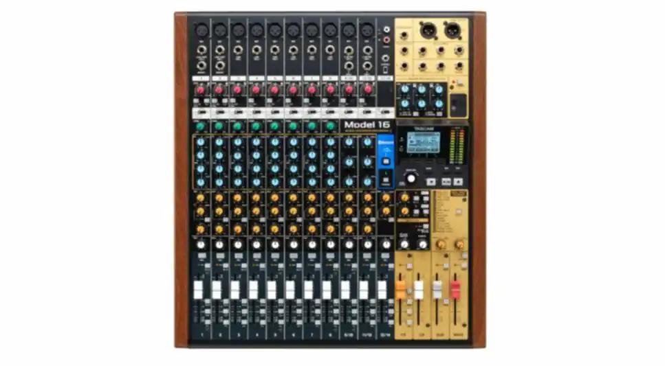 Bon Marché Tascam Model 16 Console de mixage analogique 14 voies et enregistreur 16 canaux