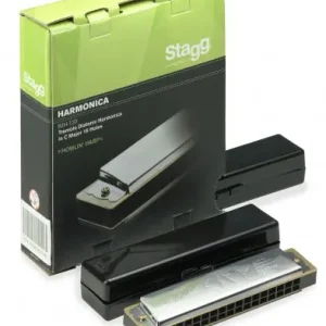 Stagg BJH-T32 > Harmonica Tremolo Diatonique en DO majeur Vente Directe