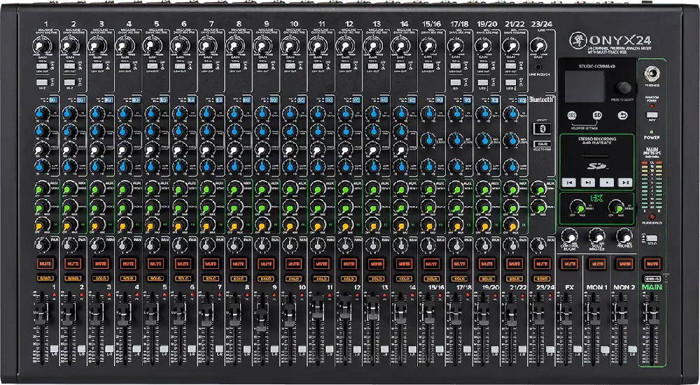 Dernier Modèle Mackie ONYX24 USB 24 canaux effets