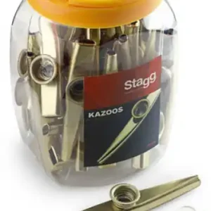 Nouveauté DISCONTINUE Stagg KAZOO METAL-30 > Boite de 30 kazoos en metal