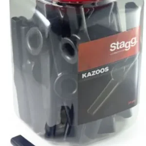 Offre Spéciale Stagg KAZOO-30 BK > Boite de 30 Kazoos en plastique noir