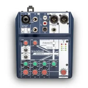Super Prix Soundcraft Console NotePad-5 USB, 3 entrées, 2 sorties