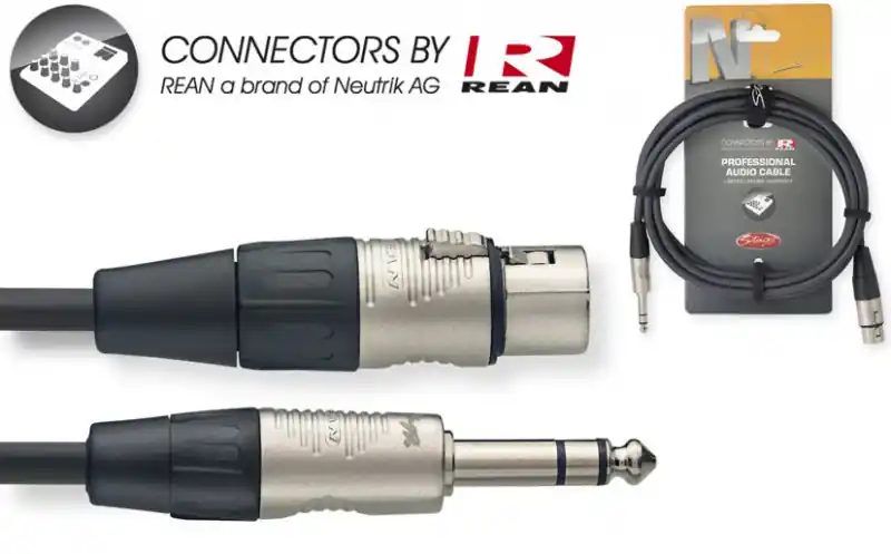 Stagg NAC3PSXFR > Câble audio XLR F / Jack stéréo > 3 mètres Achetez Aujourd'hui