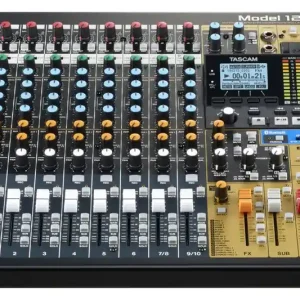 Nouvelle Collection Tascam Model 12 Console de mixage analogique 10 voies et enregistreur 12 canaux