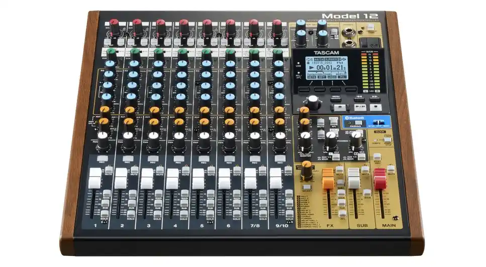 Nouvelle Collection Tascam Model 12 Console de mixage analogique 10 voies et enregistreur 12 canaux