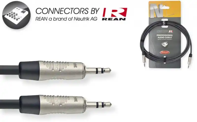 Jusqu'à Épuisement Des Stocks Stagg NAC6MPSR > Câble audio Mini-jack stéréo / Mini-jack stéréo > 6 mètres