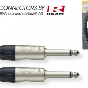 DISCONTINUE Stagg NGCC3R > Câble instrument Jack / Jack > 3 mètres 6 mm Nouvelle Collection