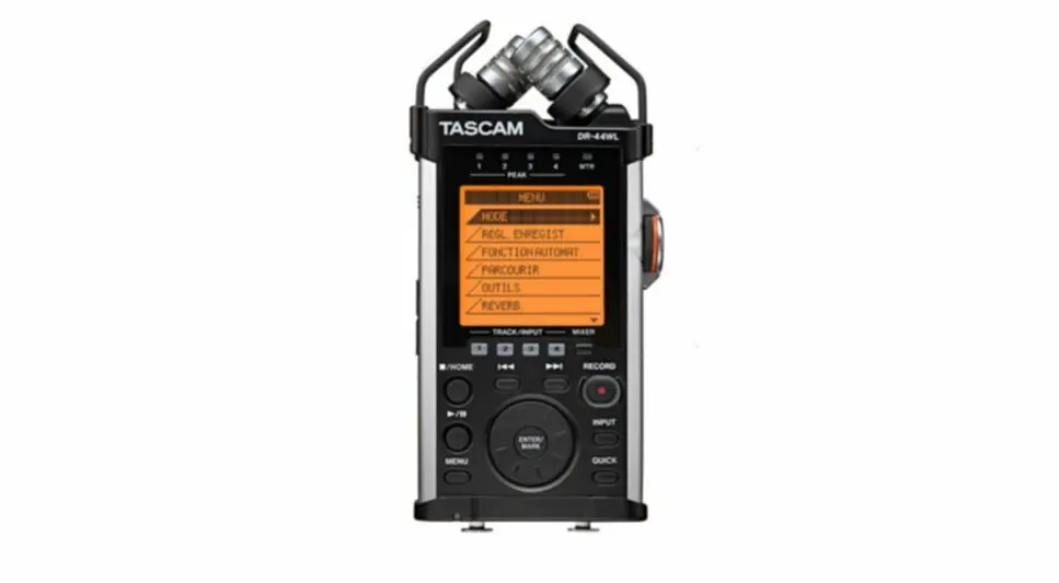 Tascam DR-44WLB Enregistreur audio portable 4 canaux avec WIFI Meilleur Prix