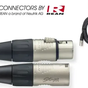 Affaire À Saisir Stagg NMC6R > Câble micro XLR M / XLR F Rean > 6 mètres