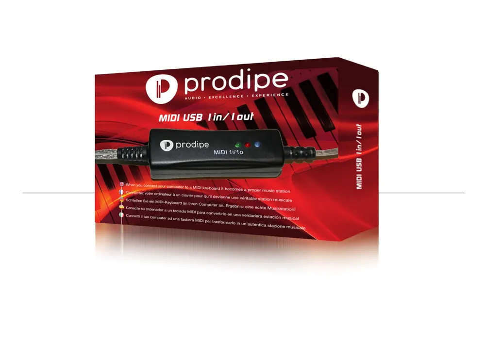 DISCONTINUE Prodipe Interface USB Midi 1 in/1 out Prodipe Midikit Certifié