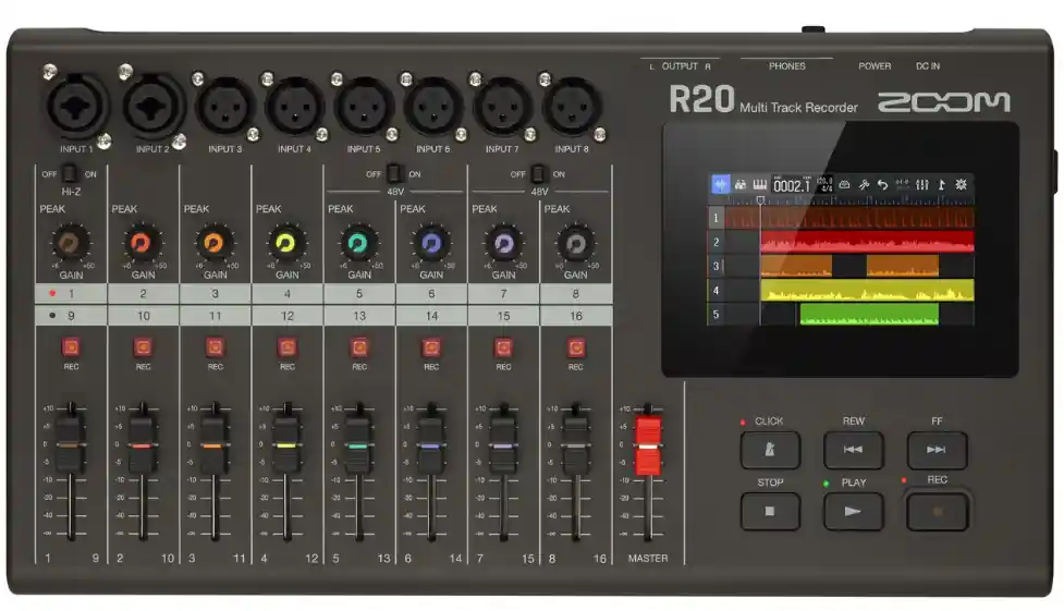 Zoom R20 - Enregistreur 16 pistes Meilleure Vente