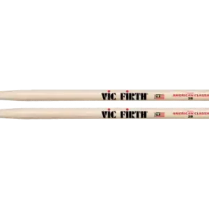 Vic Firth Baguettes de Batterie American Classic Hickory 2B Nouvel Arrivage