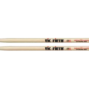 Vic Firth Baguettes de Batterie American Classic Hickory 5B Extreme X5BN Meilleur Choix