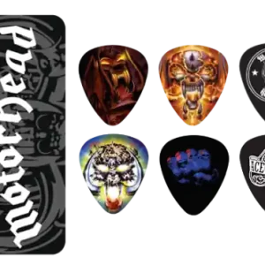 Nouveauté DISCONTINUE Dunlop MHPT03 Boite de 6 mediator Lemmy signature
