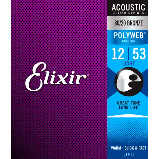 Acheter En Ligne Elixir 11050 - Jeu de Cordes Guitare Acoustique Light 12-53