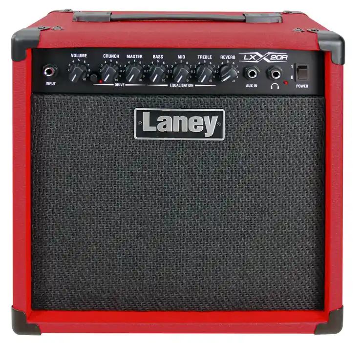 Dernière Chance Laney COMBO LX 20W/1X8" + REVERB ROUGE